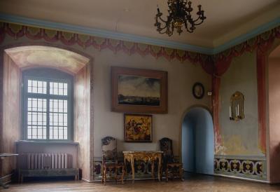 Интерьер одной из комнат Олесского замка