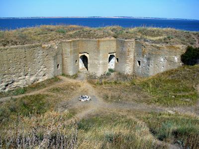Остатки крепости на острове Березань