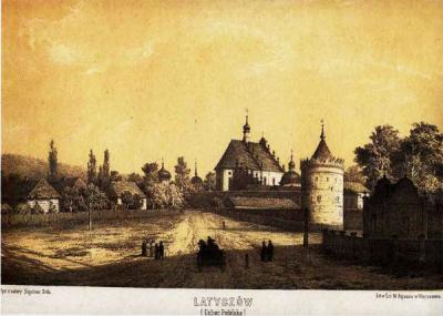 Литография XIX в. с изображением Летичева
