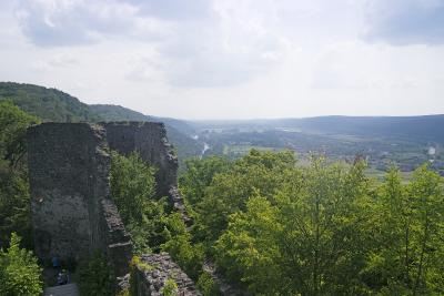 Вид на долину с высоты Невицкого замка