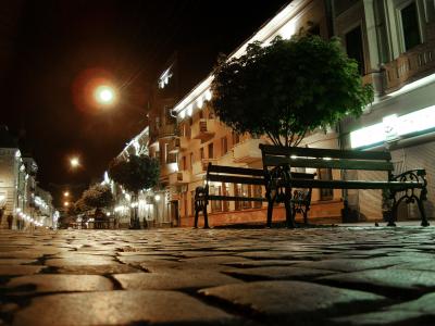 Вечерняя улица Ольги Кобылянской