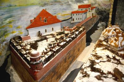 Воспроизведение обороны Дубенского замка в миниатюре