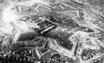 Аерознімок фортеці святої Єлисавети у Кропивницькому