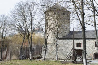 Водяная башня замка в Каменце-Подольском