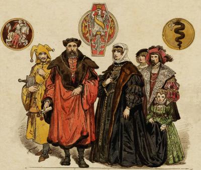 Картина Яна Матейка "Зигмунд Старий і Бона Сфорца з двором"