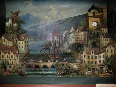 164-летние французские часы-картина из коллекции Музея этнографии и художественного промысла