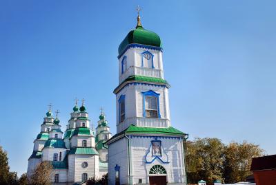 Общий вид Свято-Троицкого собора в Новомосковске