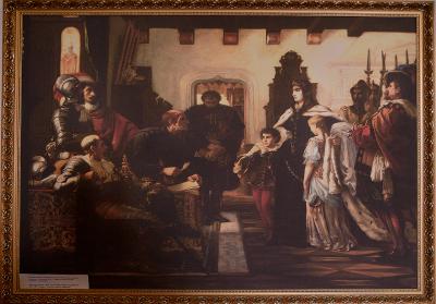 Картина В. Мадараша "Ілона Зріні в Мукачівському замку"